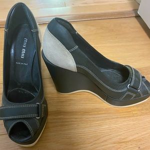 Miu Miu wedges